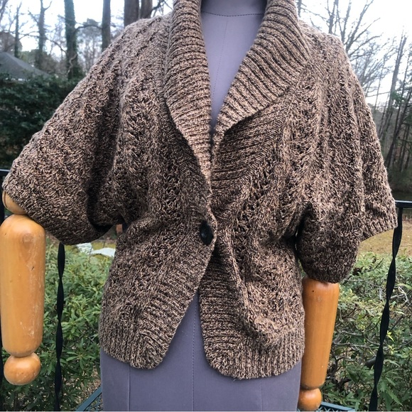 DKNY knit cardigan Brown size xs - Picture 5 of 11